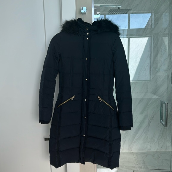 Zara Water Repellent down Puffer Coat - Picture 7 of 12